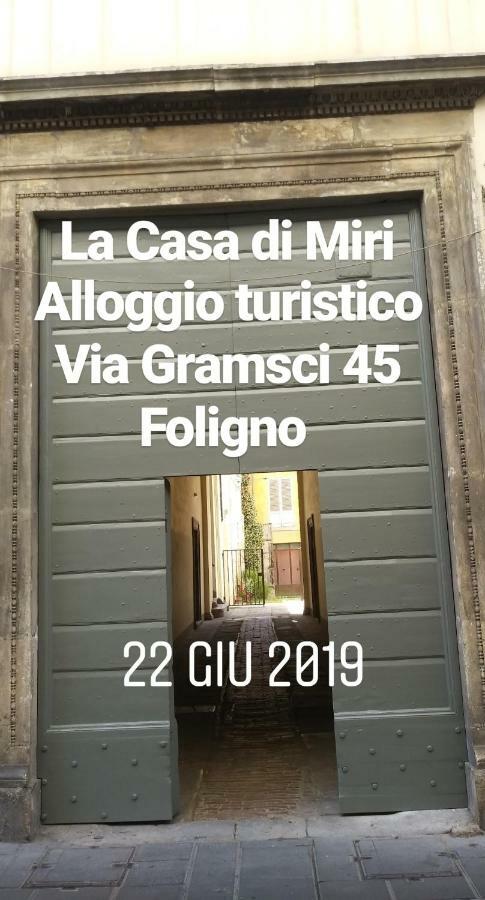 La Casa Di Miri Leilighet Foligno Eksteriør bilde